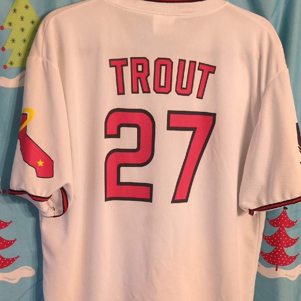 White and Red Men's Jersey